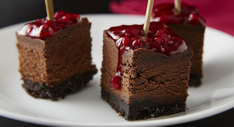 覆盆子黑巧克力芝士三重奏