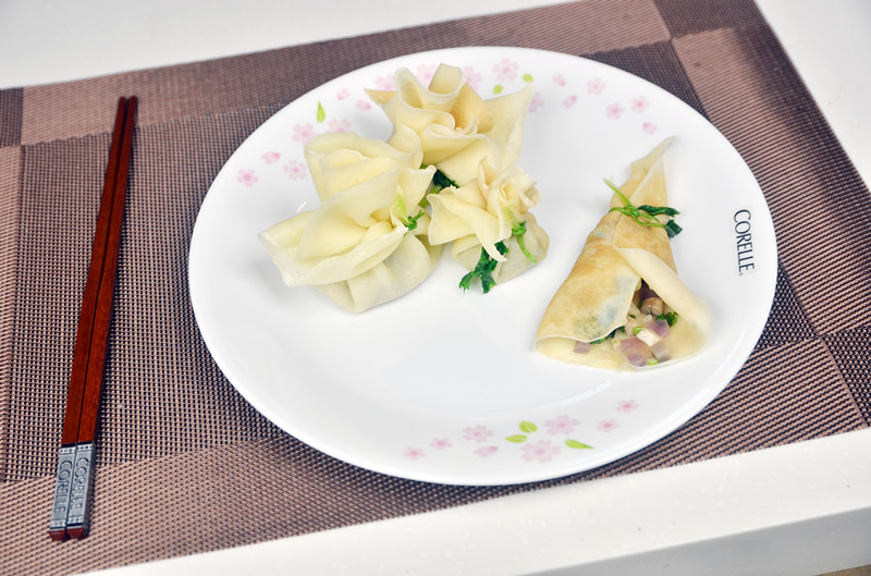 金钱口袋烩蘑菇