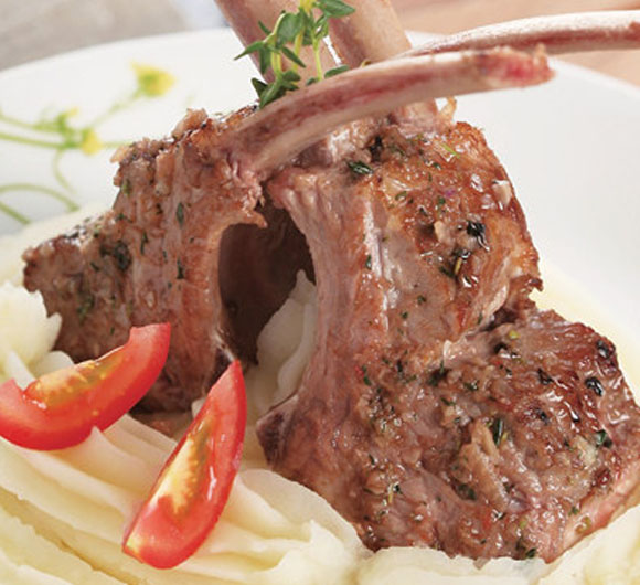 意式百里香煎羊排